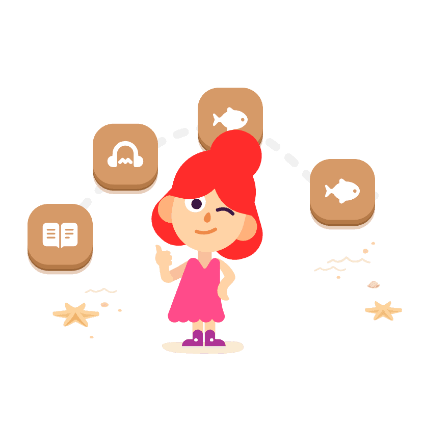 Pressure-free learning illustration